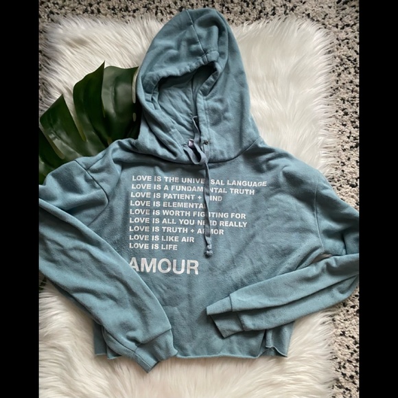 Tops - Amour Pullover Crop Top